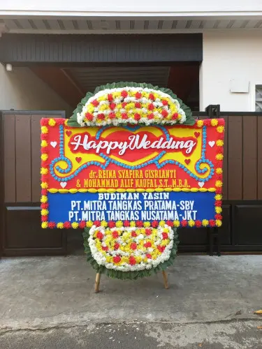 Papan Bunga Pernikahan jurumudi