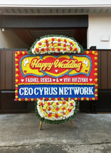 Papan Bunga Pernikahan jurumudi