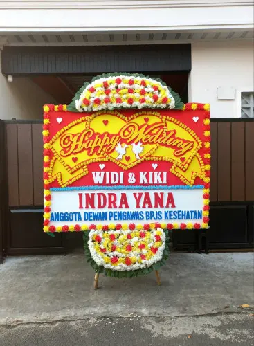 Papan Bunga Pernikahan jurumudi