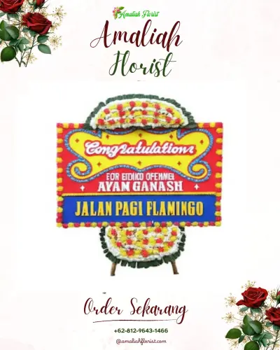 Bunga Papan Congratulation jurumudi